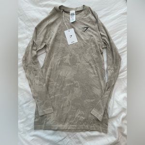 Gymshark Geo Seamless Long Sleeve T-Shirt